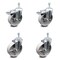 Service Caster Semi Steel Swvl TS Caster w/Roller Bearing-5" Wheel&3/8" Stems-2 w/TTL BRK, 4PK SCC-TSTTL20S515-SSR-381615-2-S-2 - alternate 5
